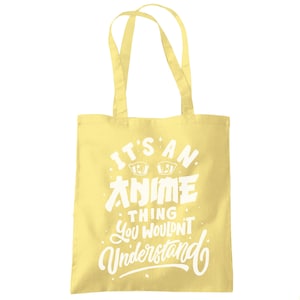 Anime lover Gift Idea It's an Anime Thing You Wouldn't Understand Shopping Tote Bag Funny Otaku Manga Comic Art Book Gamer Game Japan image 9