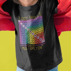 I Got Skills They're Multiplying - Kids T-Shirt Number Day 2026 School Maths Day Top Numeracy Day Tee Mathematics Lover