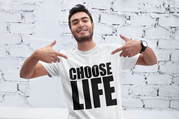 Choose Life 80s T-shirt - Retro Party Costume Tee