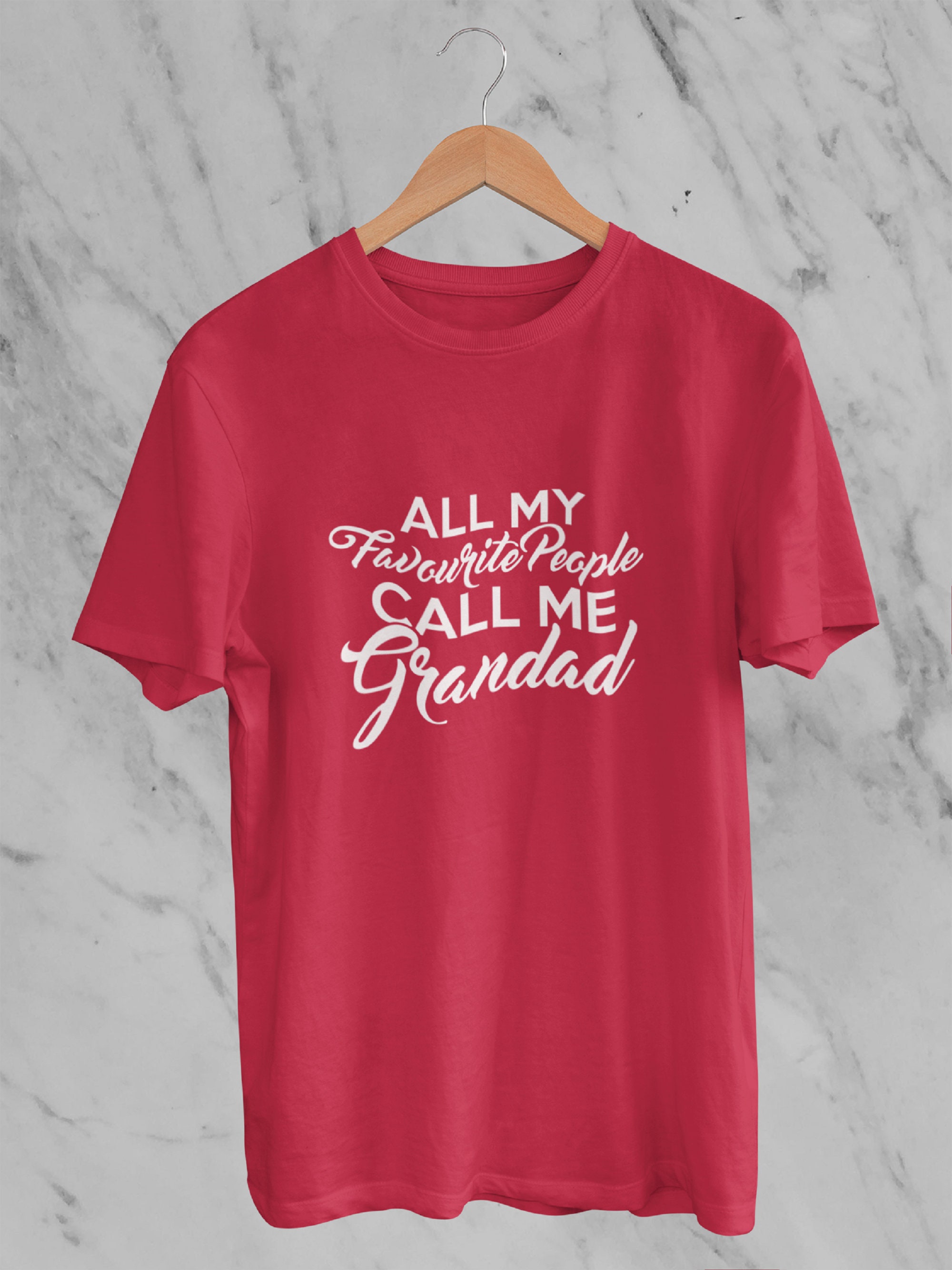 Grandad Tshirt All My Favourite People Call Me Grandad Tshirt Etsy