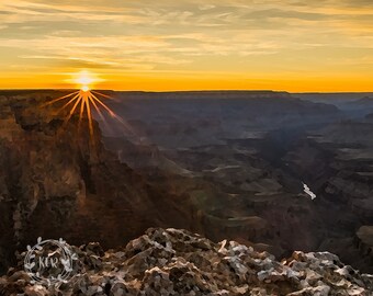 Sunset, Grand Canyon, Grand Canyon Sunset, Fine Art, Flower Art, Digital Art, Art