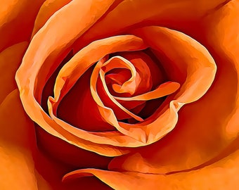 Rose, Roses, Fine Art Prints, Flower Art, Digital Art