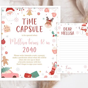 Bearbeitbar Onederful Weihnachten Geburtstag Time Capsule Sign.Winter Geburtstag Time Capsule Cards.It's The Onederful Time Of The Year Geburtstag