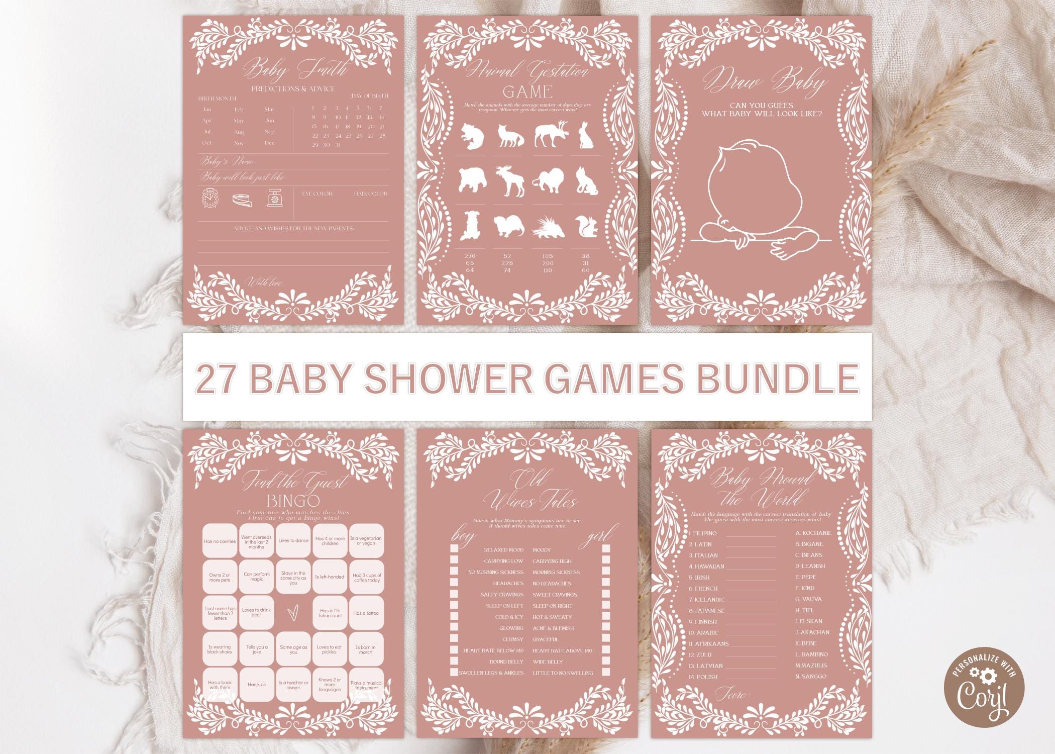 Editable Cielito Lindo Baby Shower Games Bundle. Mexican Folk Baby Shower Game Pack. Papel Picado Baby Shower. Mexican Talavera Theme.