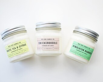 3 Pack Candles Care Package - 3 Mystery Candles - Christmas Gift - Quarantine Care Package