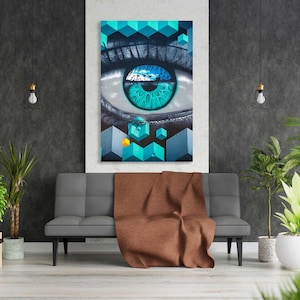 Graffiti Canvas Artwork, Street Art Painting, Abstract wall art, Modern Abstract wall decor, Graffiti Canvas Wall Art, Street Art for Wall