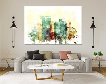 Stuttgart Watercolor Etsy
