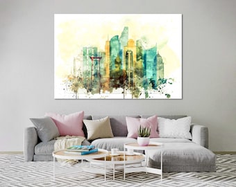 Bangkok Wall Art Canvas Print Ready to Hang for Living Room and Bedroom Decor