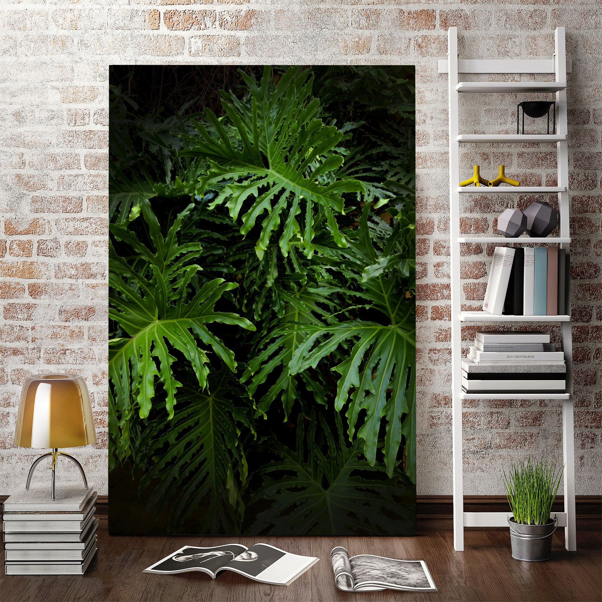 Green Leaves Plant wall art decor ideas | Etsy