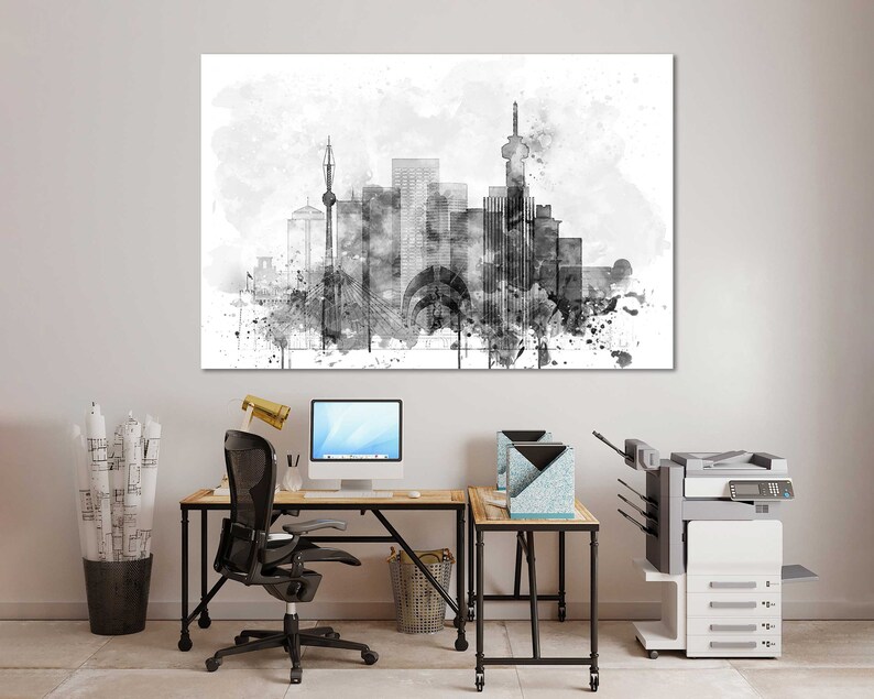 Johannesburg Watercolor Canvas Prints Wall Art Johannesburg Etsy