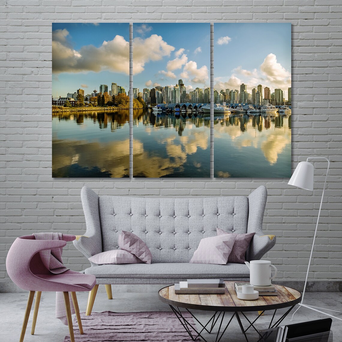 Vancouver Canvas Art Canada Vancouver Wall Art Vancouver Etsy