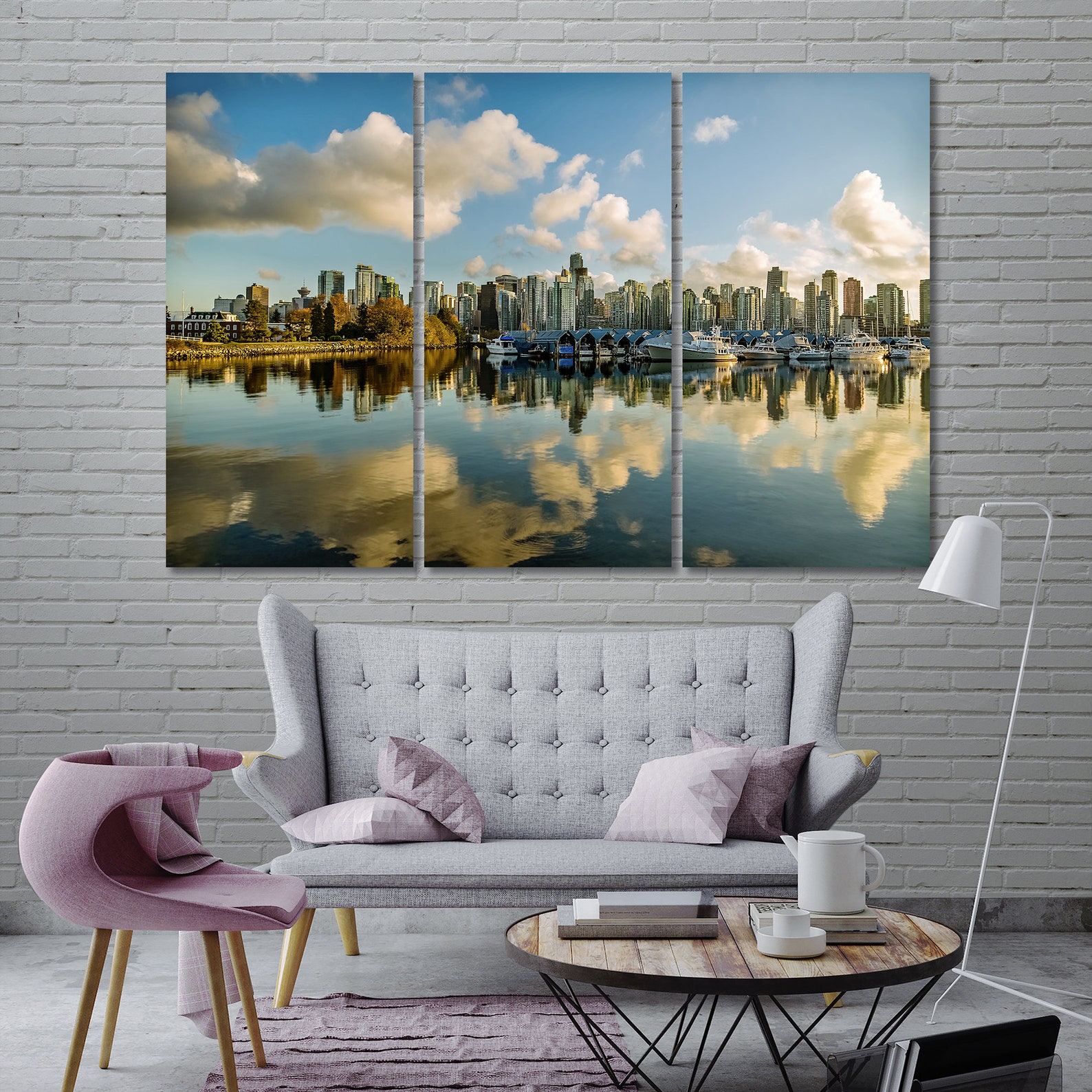 Vancouver Canvas Art Canada Vancouver Wall Art Vancouver Etsy