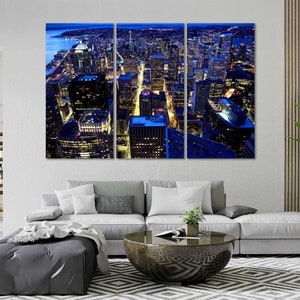 Seattle wall art Seattle wall decor Seattle skyline Seattle decor Seattle canvas art Seattle home decor Seattle print Seattle poster