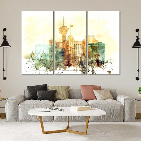 San Antonio Skyline Etsy
