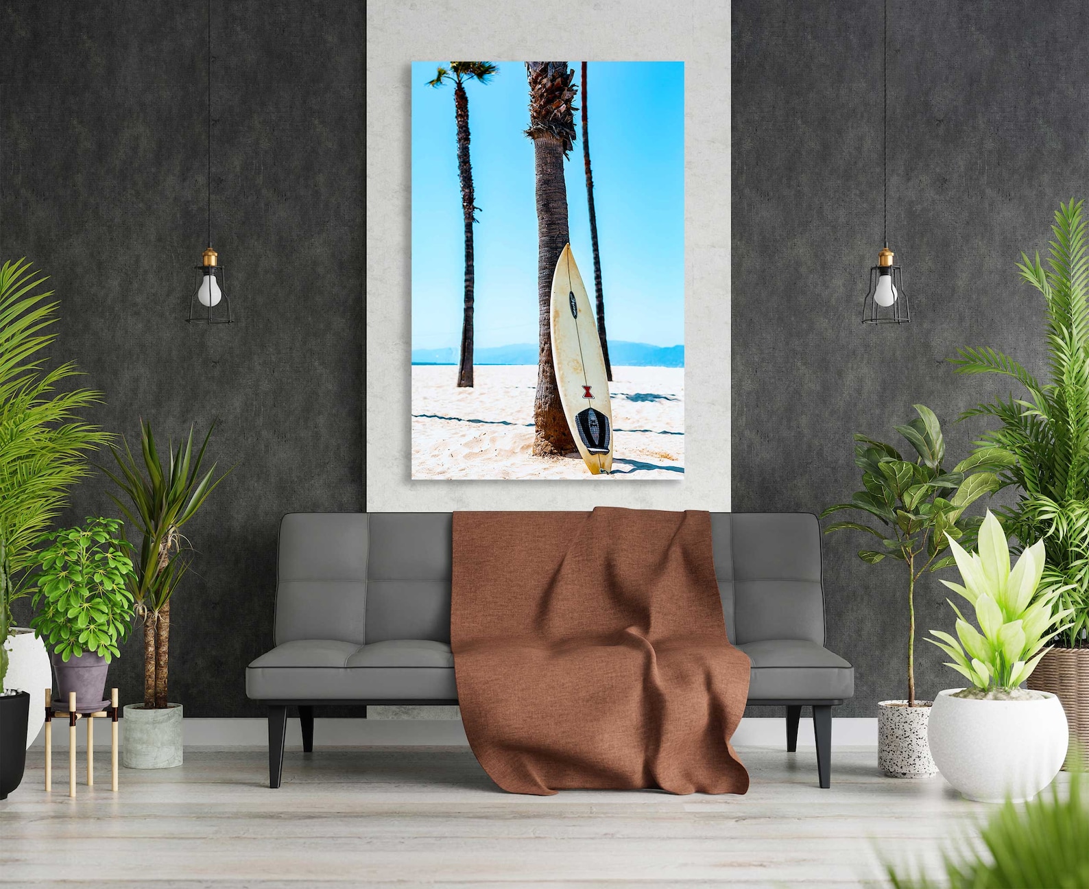 Surf Print Surfboard Canvas Art Surfboard Wall Art Surfboard Etsy