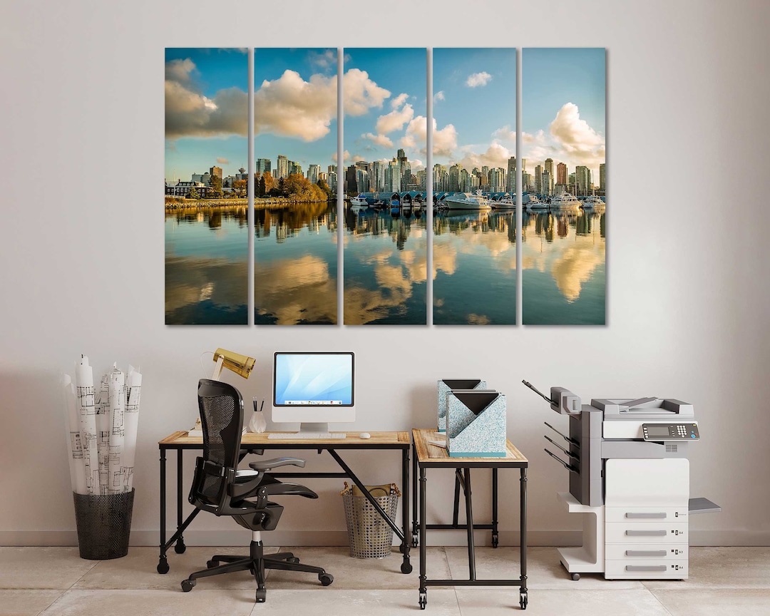 Vancouver Canvas Print Canada Wall Decor Paintings Canada Etsy