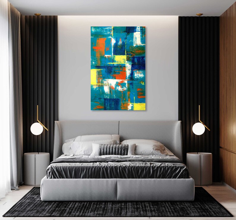 Large Wall Art Abstract Canvas Prints for Bedroom Wall Decor - Etsy