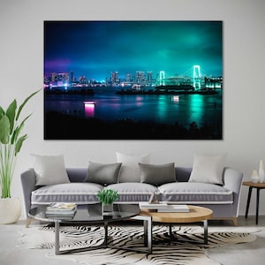 Minato Art Japan Minato Wall Art Minato Skyline Minato Wall Decor Minato Print Minato Photo Minato Poster Minato Canvas