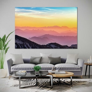 Mountains Wall Art Mountains Wall Decor Mountains Home Decor Mountains Canvas Art Mountains Decor Mountains Print Glacier Art