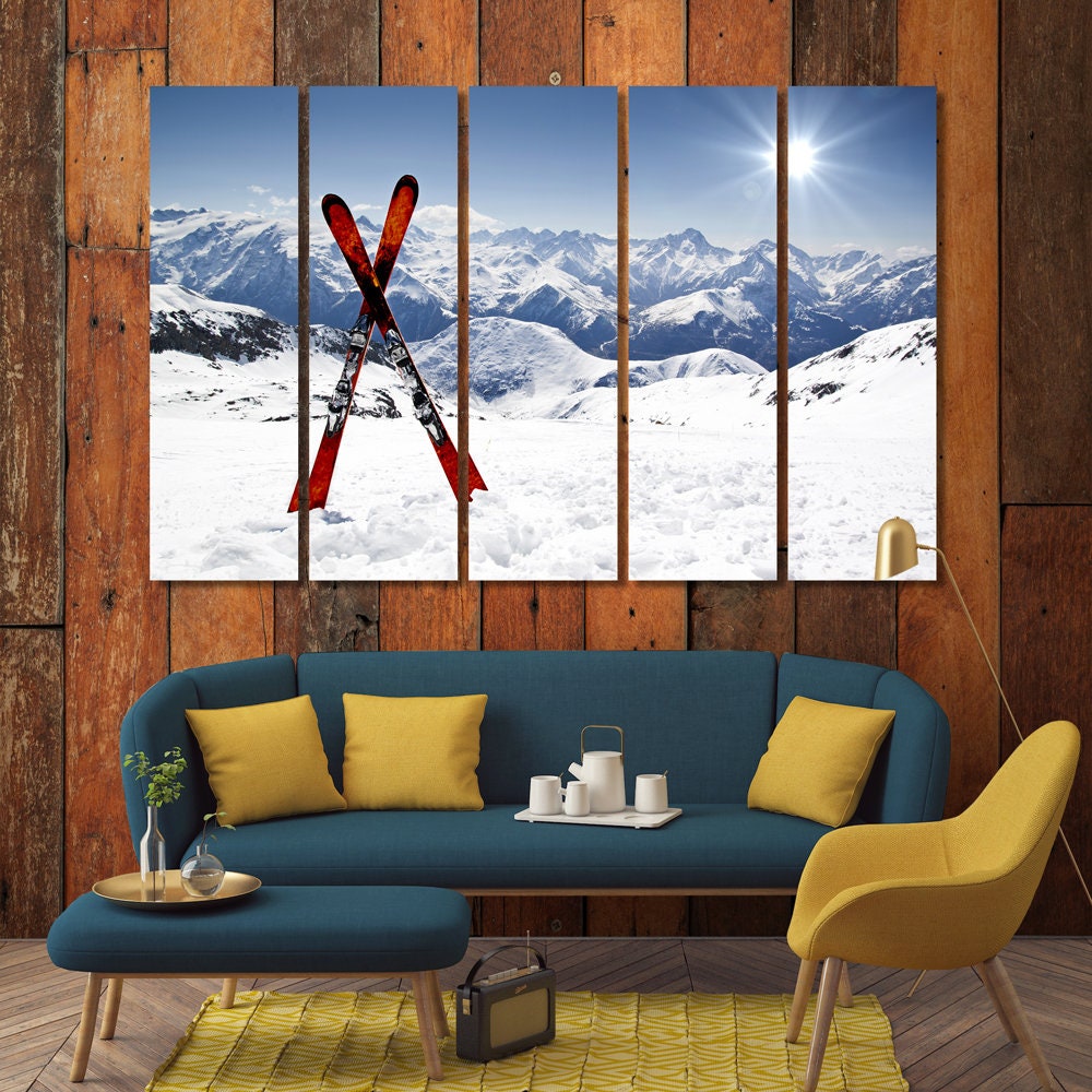Ski Wall Decor Canvas Prints Ski Bedroom Wall Decor Ideas