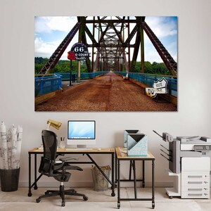 Chain of Rocks Bridge Large Canvas Wall Art Saint Louis Wall Art Saint Louis Canvas Art Saint Louis Multi Panel Set Saint Louis Wall Decor
