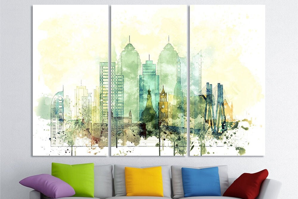 Mumbai Large Wall Art Sale Mumbai Wall Painting Decor Mumbai Etsy