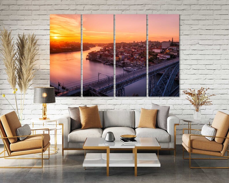Porto Wall Art, Portugal Cityscape Canvas, Ready to Hang Home Decor image 4