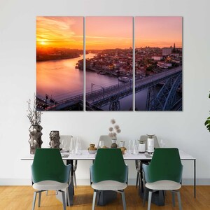 Porto Wall Art, Portugal Cityscape Canvas, Ready to Hang Home Decor image 2