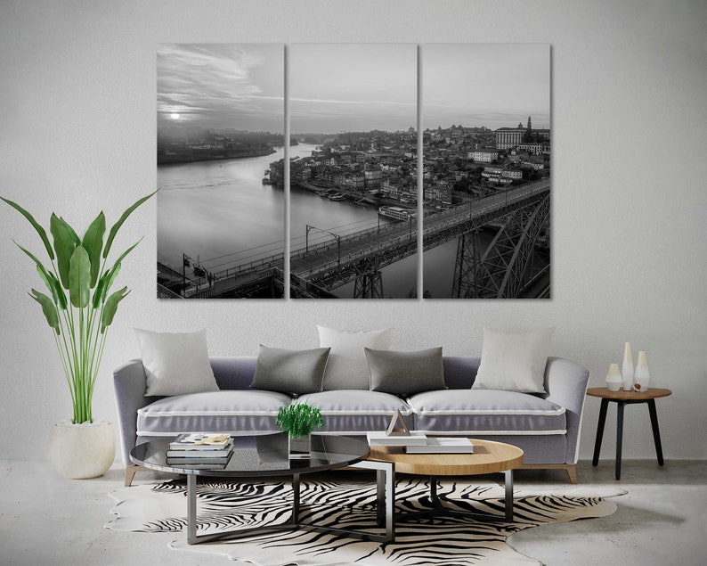 Porto Wall Art, Portugal Cityscape Canvas, Ready to Hang Home Decor image 3