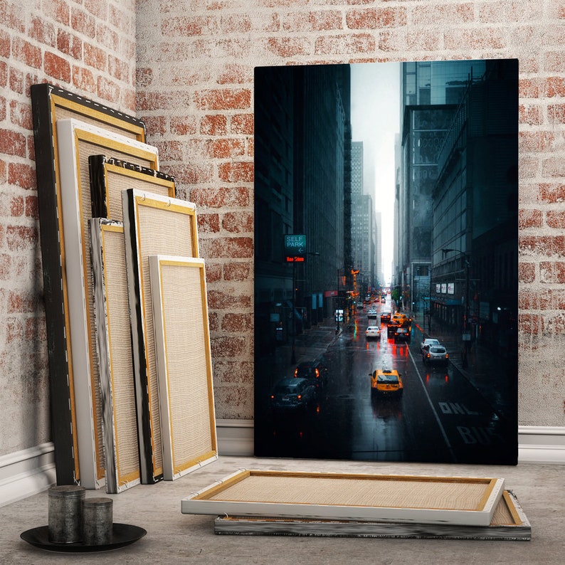 Canvas of Toronto City Toronto Wall Art Print Toronto Canvas Etsy