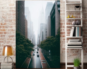 Canvas of New York City, Manhattan wall decor art prints, New York City extra large wall art, night new york canvas wall art for decor