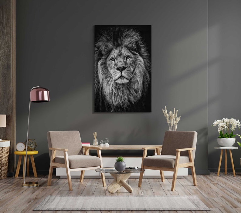Lion Wall Art Lion Canvas Lion Head Lion Print Lion Art Lion - Etsy
