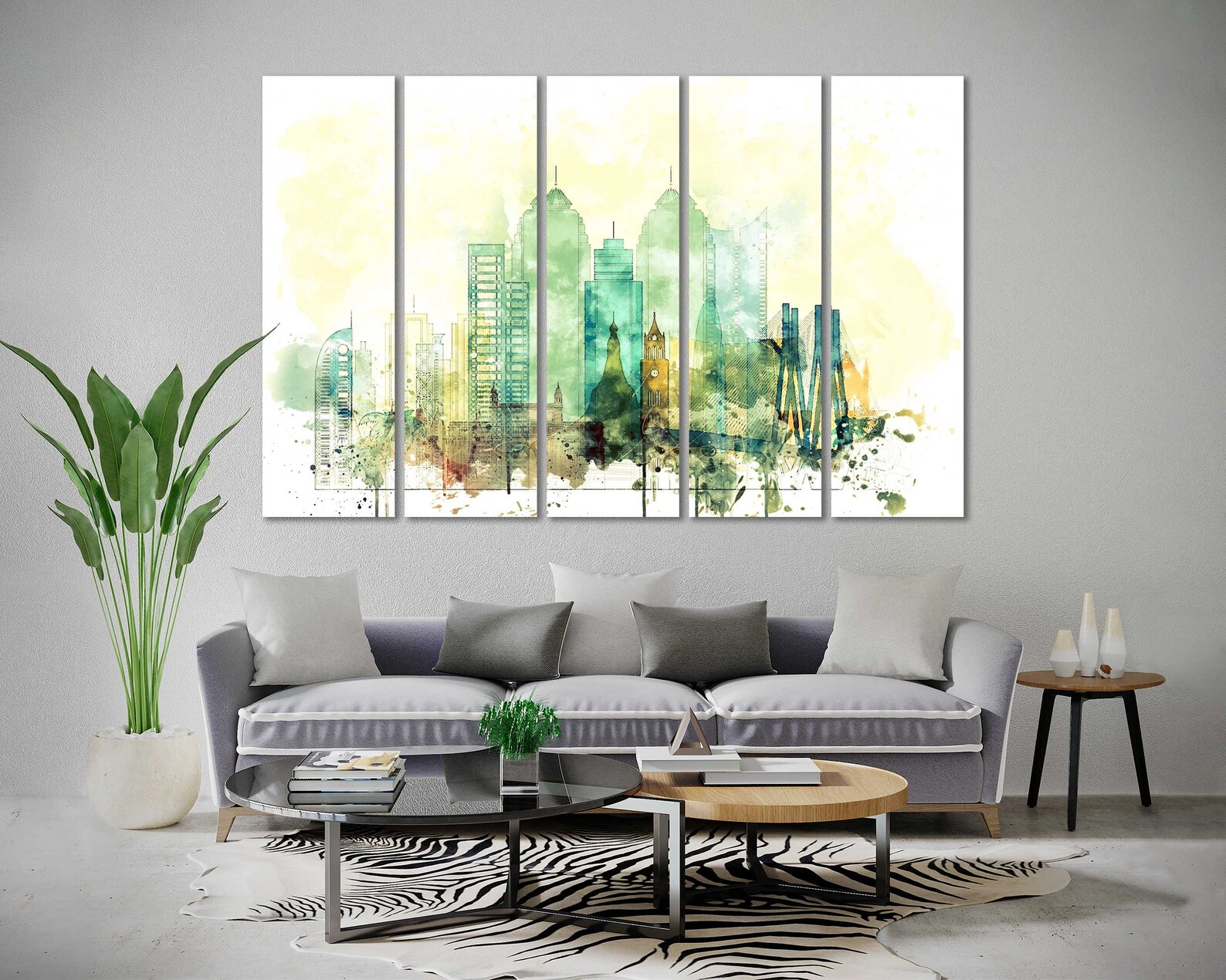 Mumbai Large Wall Art Sale Mumbai Wall Painting Decor Mumbai Etsy UK