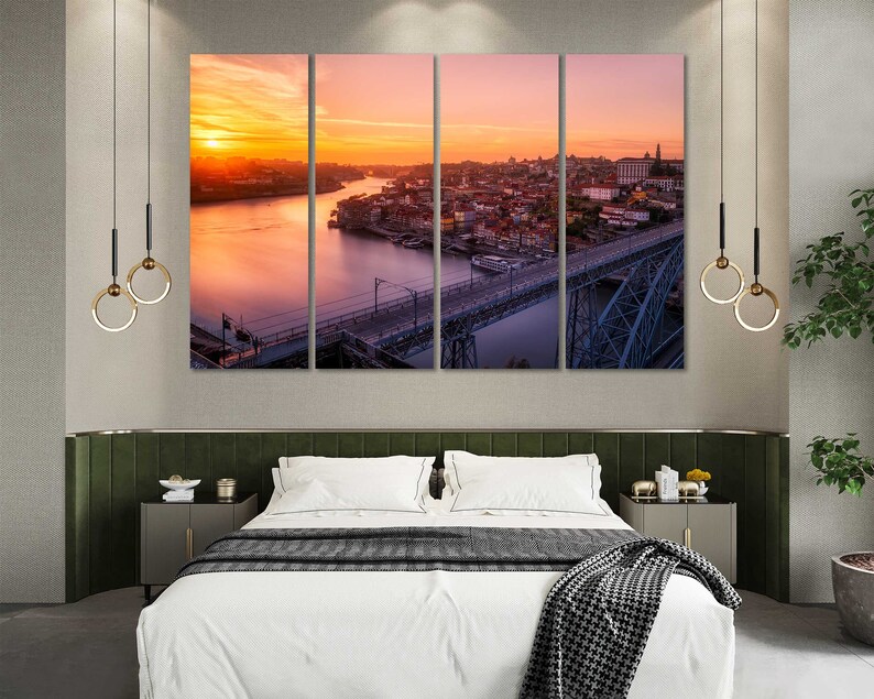Porto Wall Art, Portugal Cityscape Canvas, Ready to Hang Home Decor image 6