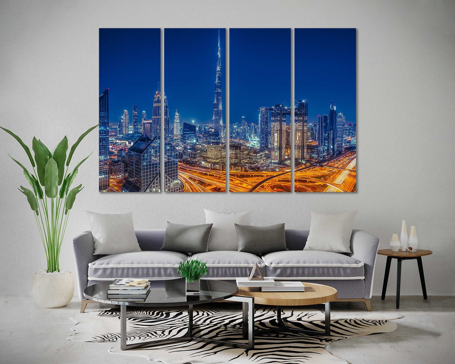 Canvas Set of Dubai United Arab Emirates Wall Painting Decor Etsy
