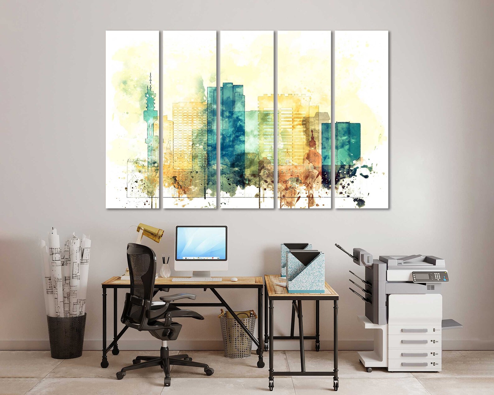 Pretoria Watercolor Canvas Prints Wall Art Pretoria Artwork Etsy