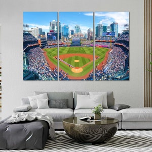 Canvas Set of San Diego, Petco Park arts decor, Park Boulevard print canvas, California wall art decoration, San Diego stadium photo print