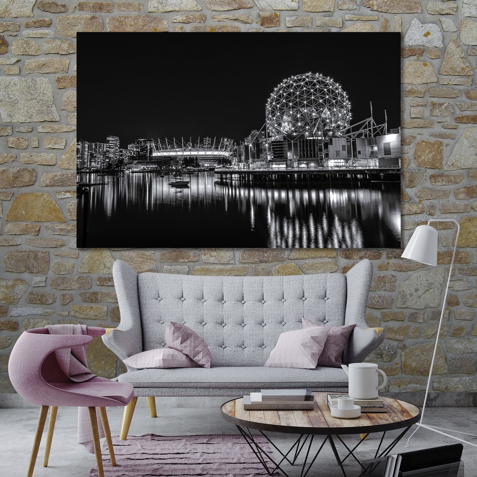 Vancouver Canvas Art Canada Vancouver Wall Art Vancouver Etsy