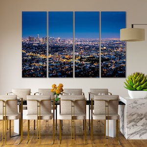 Los Angeles original decor for wall, Los Angeles large art, Los Angeles picture print on canvas, Los Angeles artwork, Los Angeles photo art