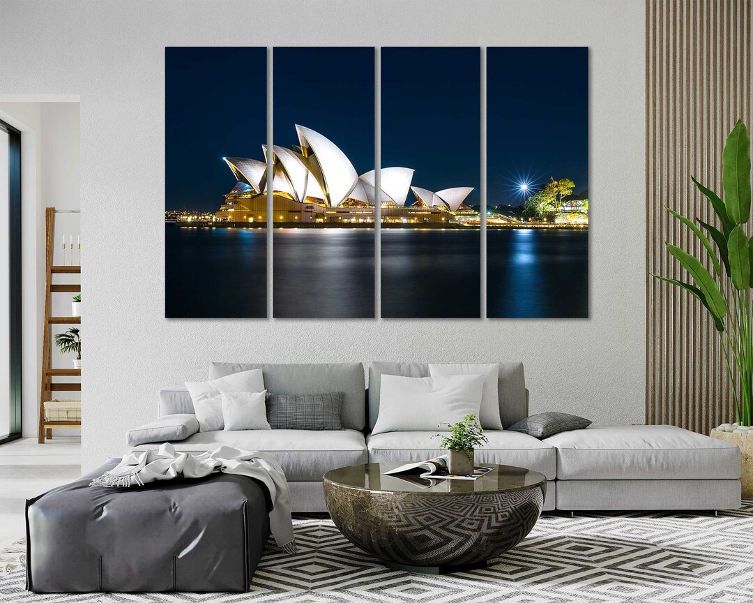 Canvas Set of Sydney Opera House Sydney Modern Wall Art Etsy UK