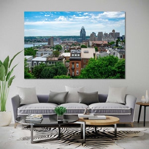 anvas Set of Cincinnati City, Cincinnati wall decor paintings, Ohio print canvas art, Cincinnati print canvas, Cincinnati wall art