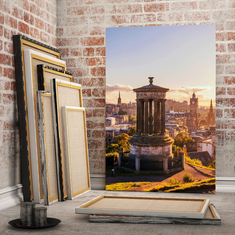 Canvas Set of Edinburgh Scotland wall decor paintings Etsy