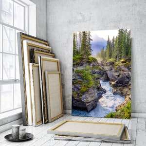 Yosemite Mountain Wandkunst, Natur Dekor Kunstdruck, Forest River Bilddruck, Yosemite Park modernes Dekor, Yosemite Nationalpark Foto