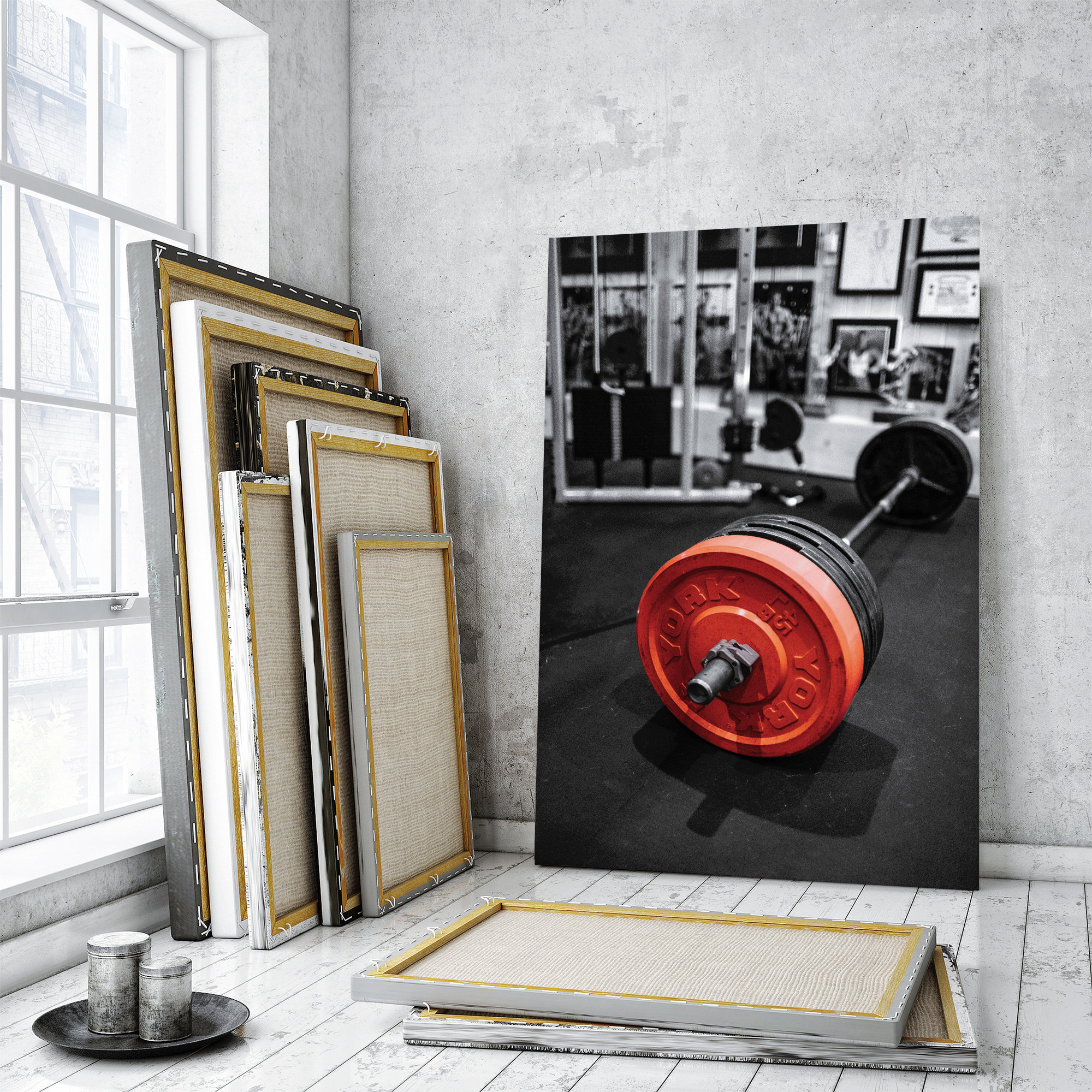 Canvas Art of Gym Workout Motivation Wall Art Home Gym Wall Etsy
