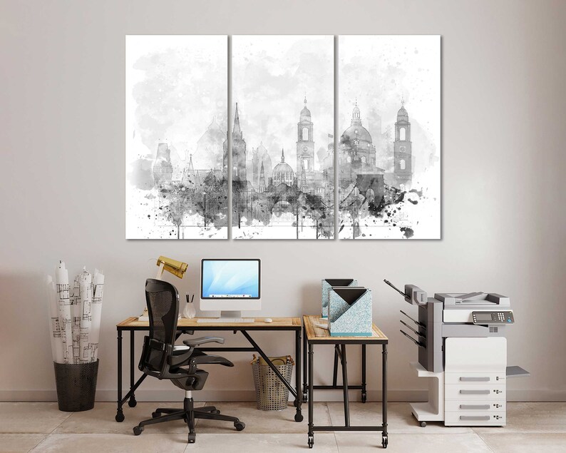 Budapest Watercolor Canvas Prints Wall Art Budapest Artwork Living Room Wall Art Budapest Bedroom Wall Art Sale Modern Style Canvas Set image 10