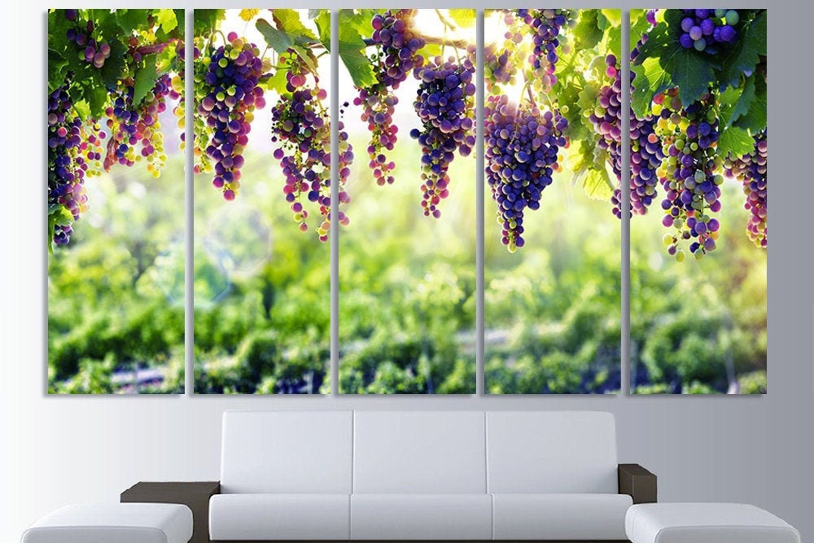 Grapes Kitchen Decor Kitchen Wall Decor Kitchen Art Kitchen Etsy