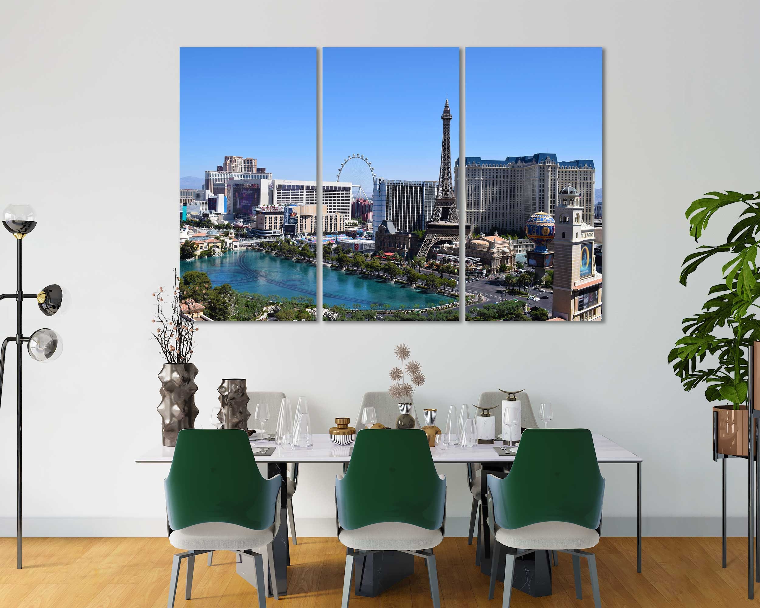 Las Vegas wall decor paintings Nevada home canvas art | Etsy