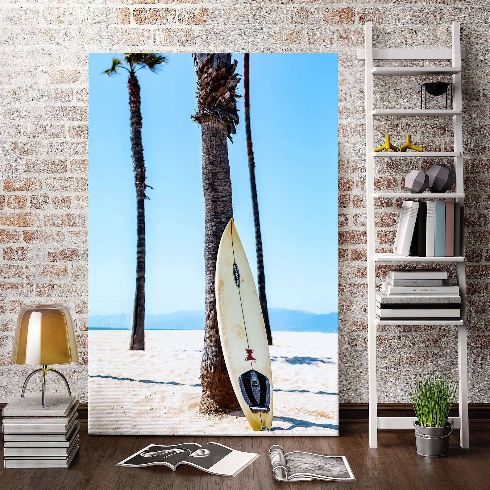 Surf Print Surfboard Canvas Art Surfboard Wall Art Surfboard Etsy