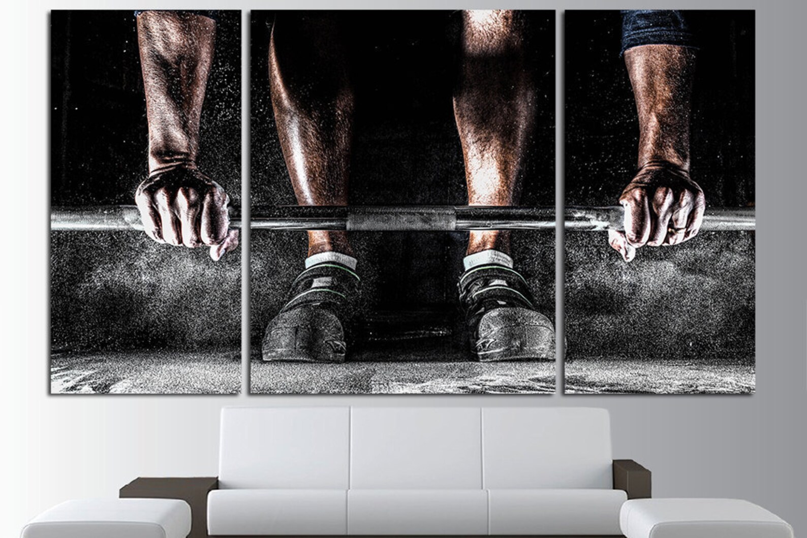 Gym Canvas Imprime Wall Art Crossfit Canvas Art for Wall Decor Etsy