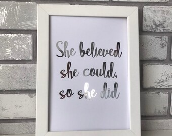 GET NAKED A3 A5 8x10 Real Foil Print Quote Home Decoration Wall Art Quote Sign